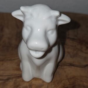 White Ceramic Cow Creamer
